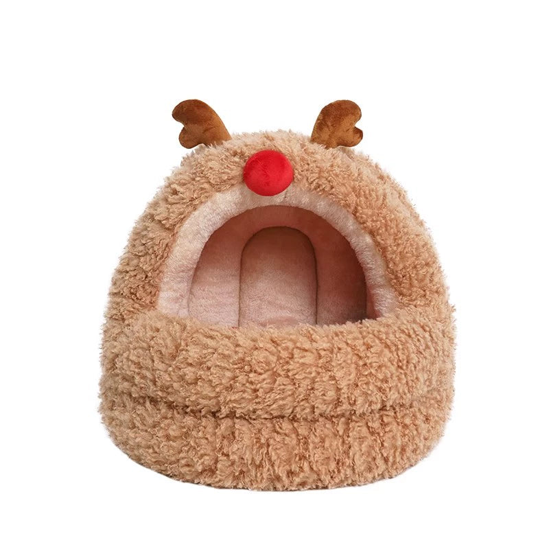 Zeze Reindeer Mongolian Yurt Cat Bed