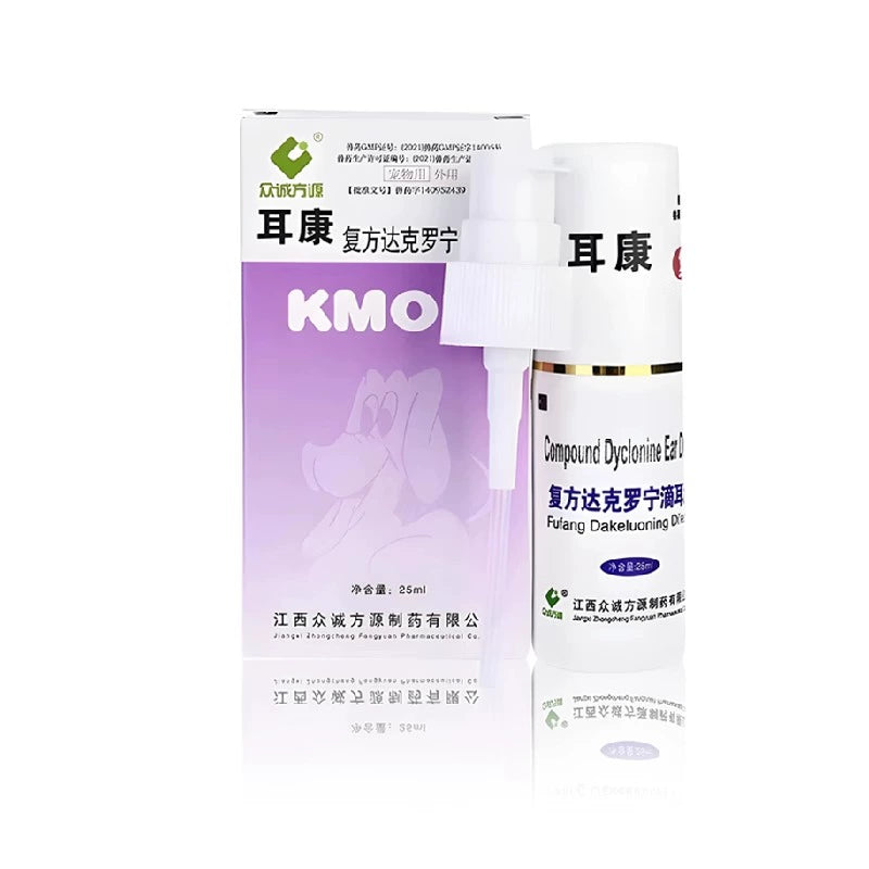 Kmoh Effective Relief for Ear Mites, Infections & Itching