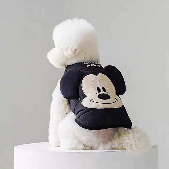 Mickey Pattern Pet Cotton Coats