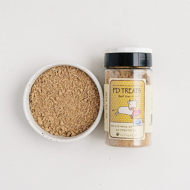 FD Nutritional Powder Toppers For Dog & Cat - Beef Liver
