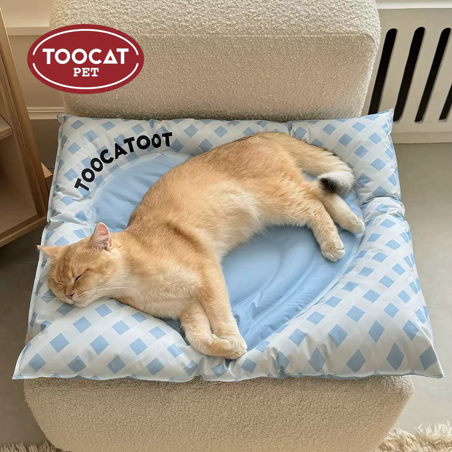 TOOCAT Heart Shape Pet Cooling Mat