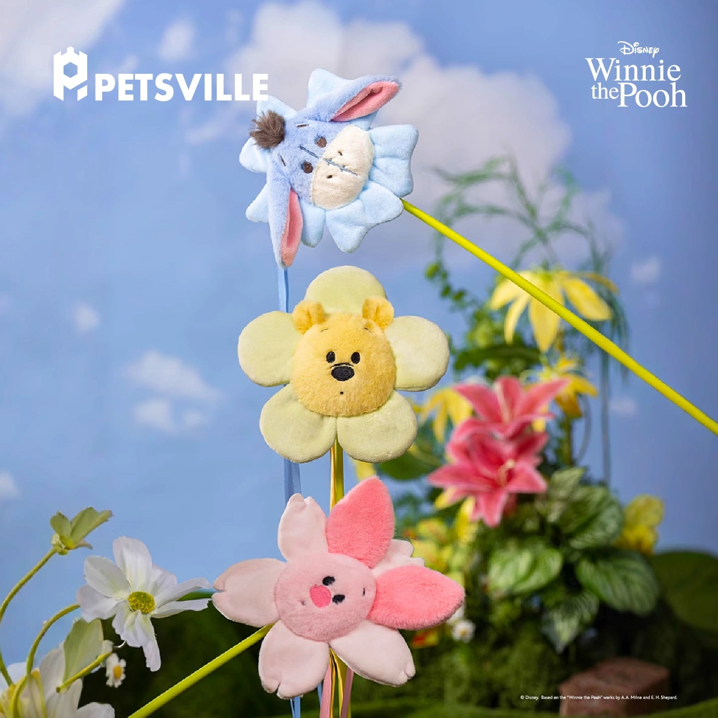 Petsville Winnie the Pooh Teaser Wand For Cat