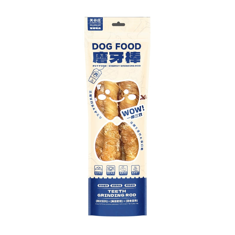 GGZ Pet Chicken & Beef Rawhide Dog Dental Chew - For Large Dog