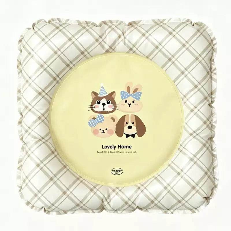 TOOCAT Cute Square Shape Pet Cooling Mat