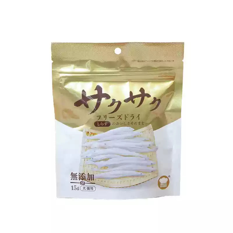 地狱厨房 优选小银鱼冻干 犬猫通用 人宠安心 一袋15g入