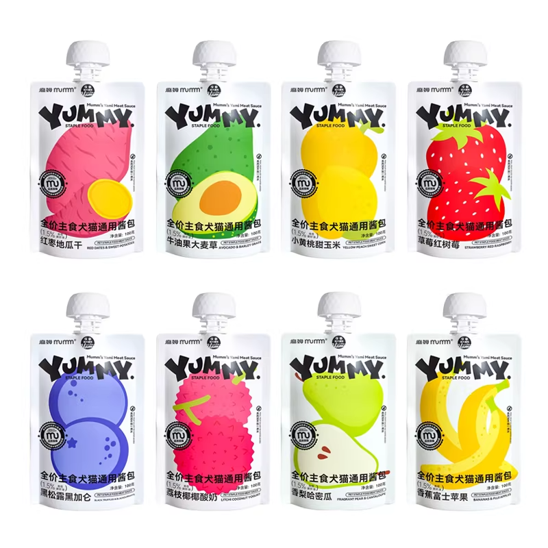 MUMM Grain-Free Pet Squeeze Pouch - Muti Flavors