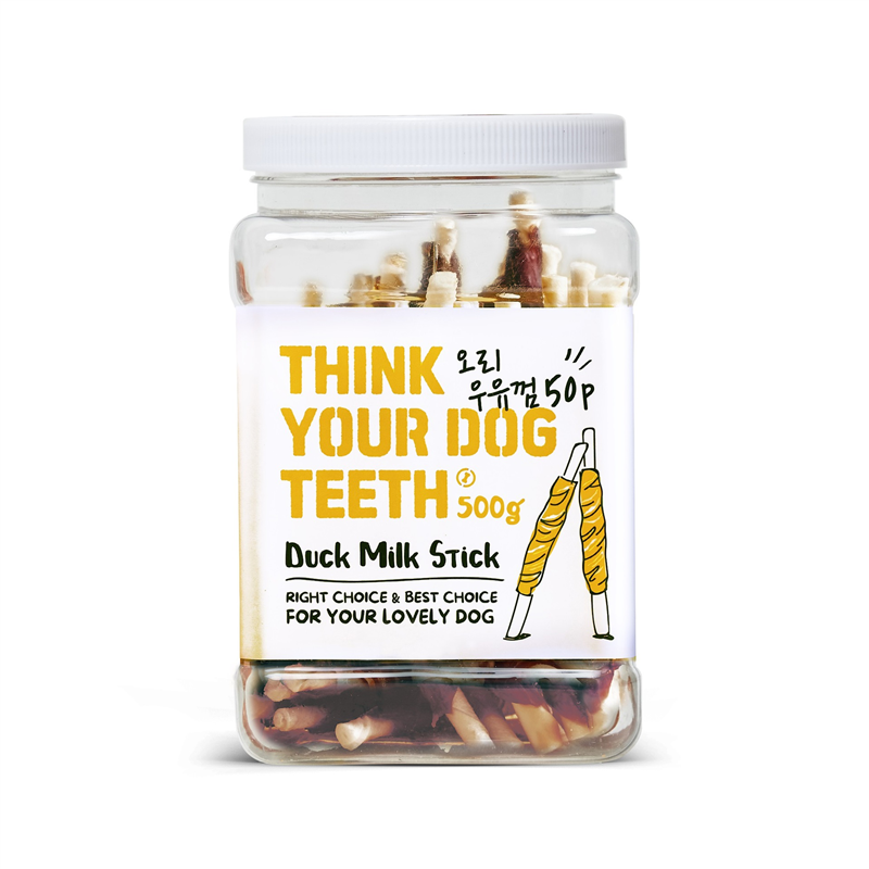 The Zoos Duck Wrapped Milk Rawhide Chew Rolls