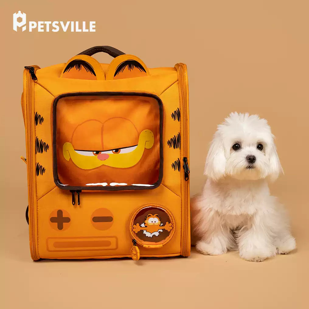 Petsville Garfield Pet Backpack – Large Capacity Carrier