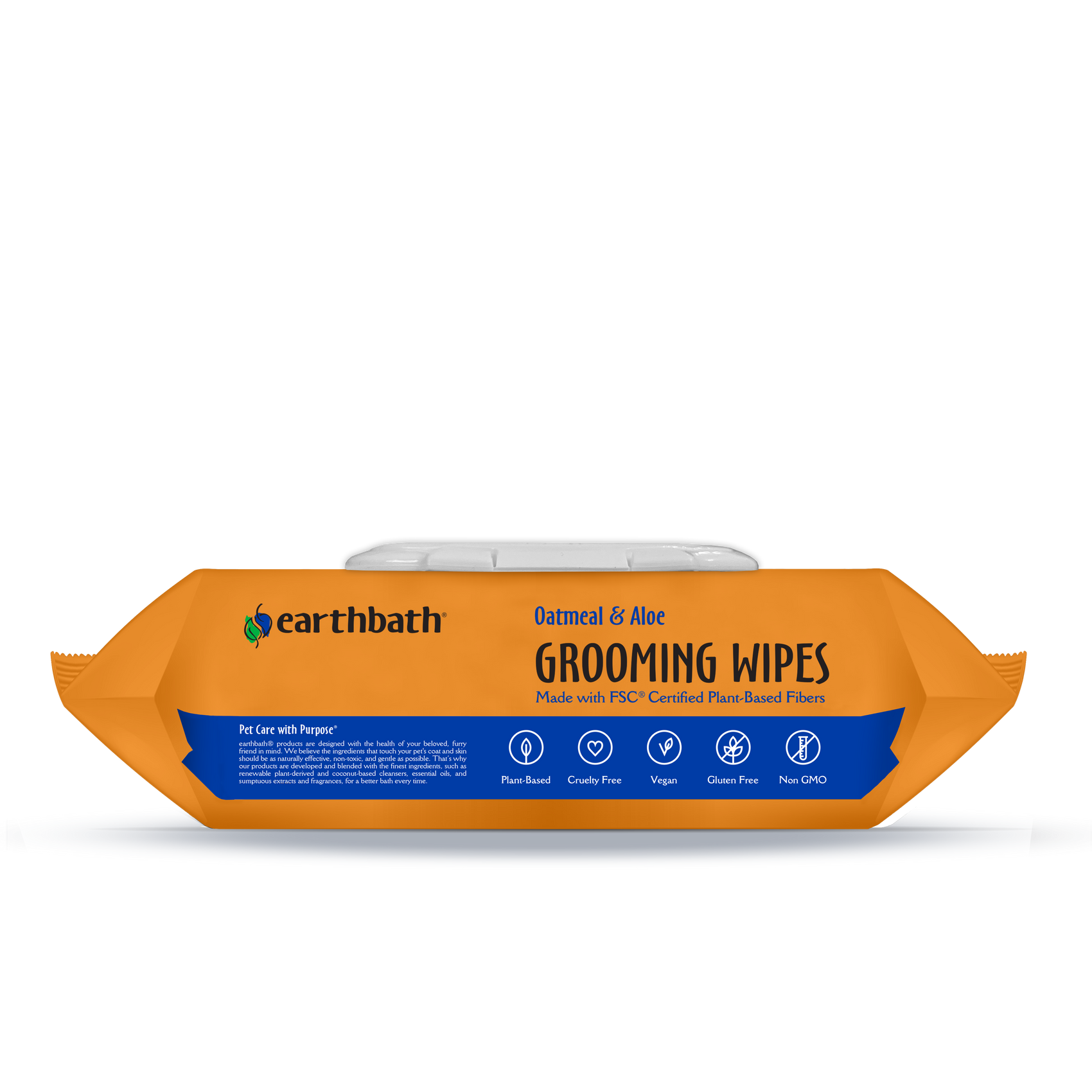 Earthbath Grooming Wipes - Vanilla & Almond - 100 Wipes