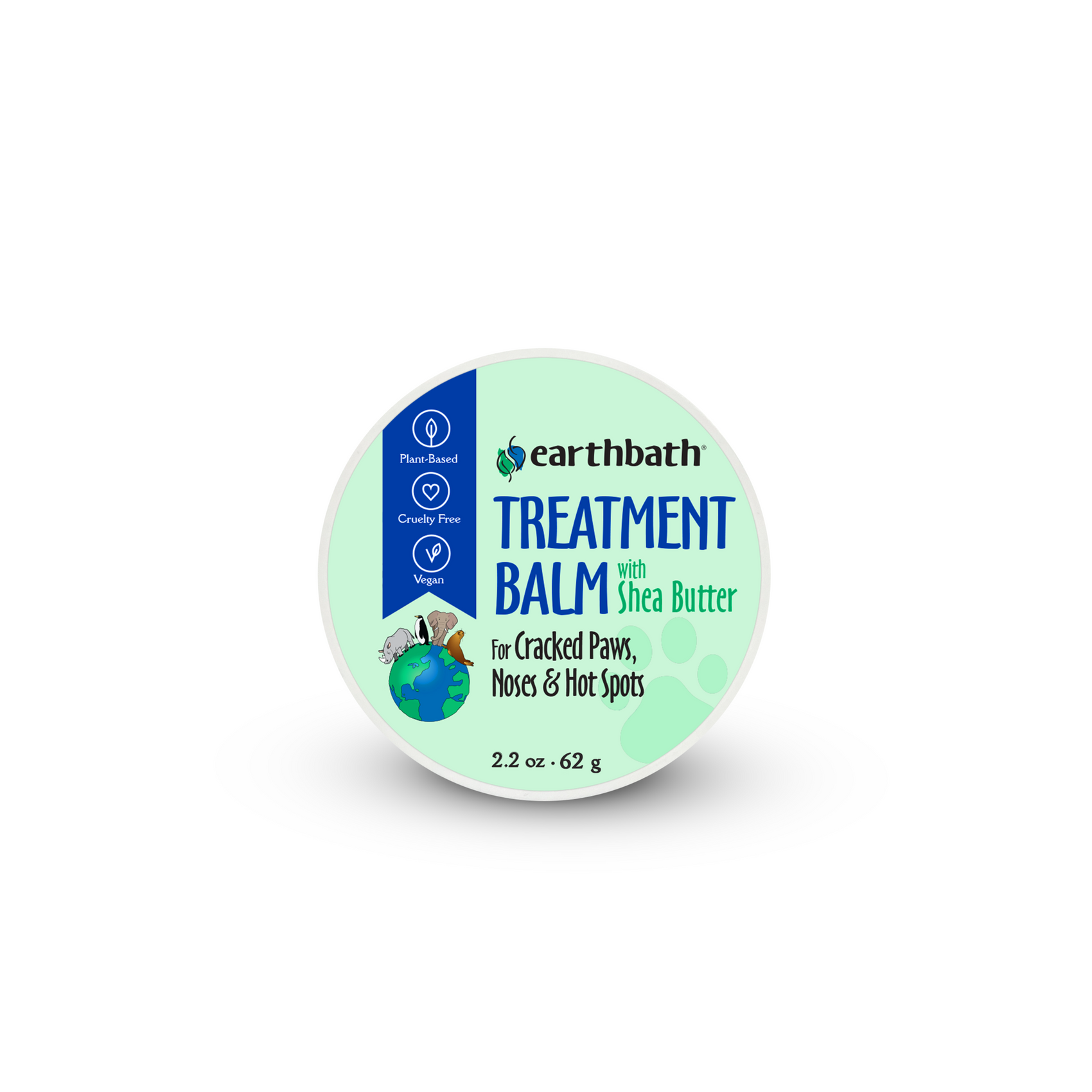 Earthbath Treatment Balm with Shea Butter - For Cracked Paws, Nose & Hot Spots