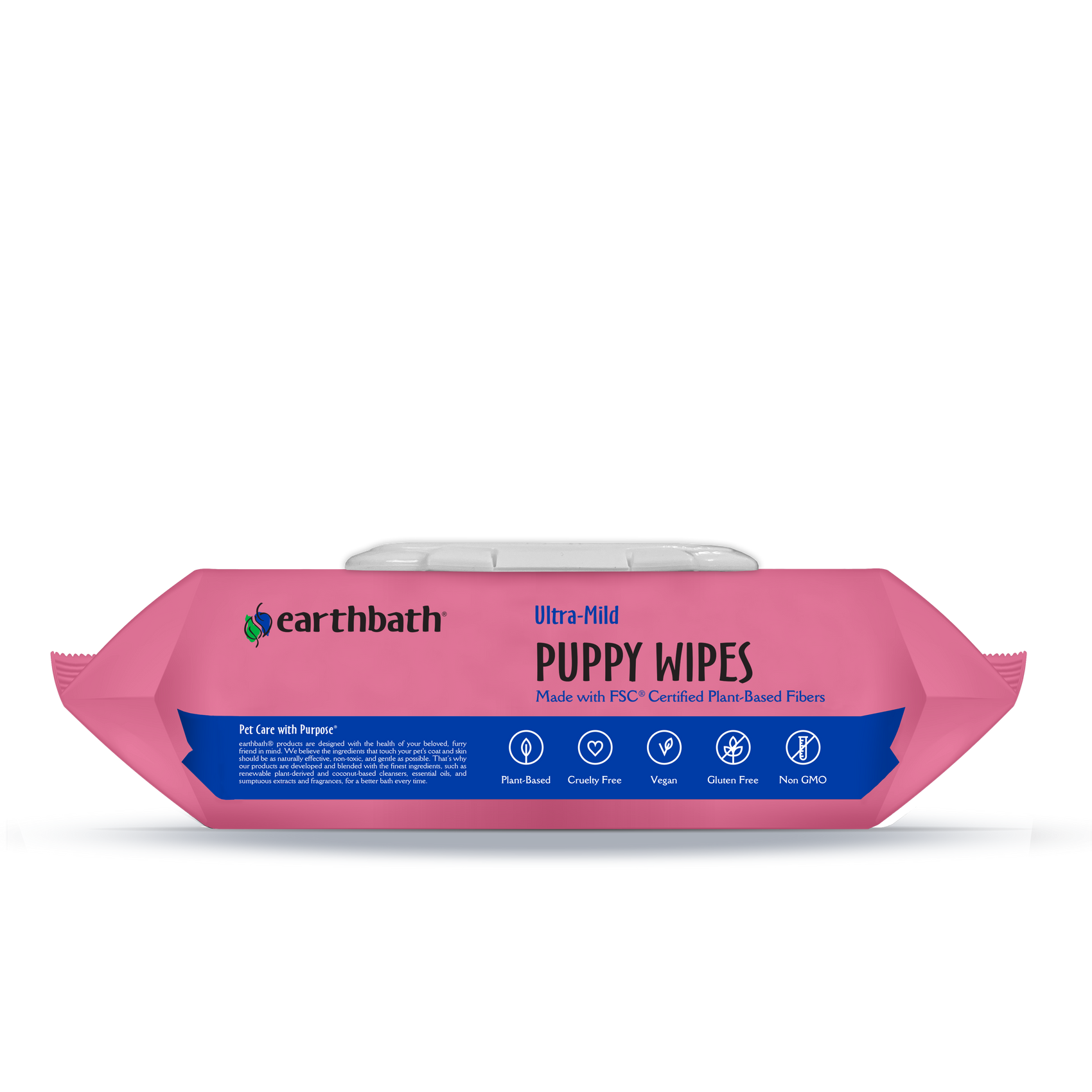 Earthbath Puppy Wipes - Wild Cherry - 100 Wipes