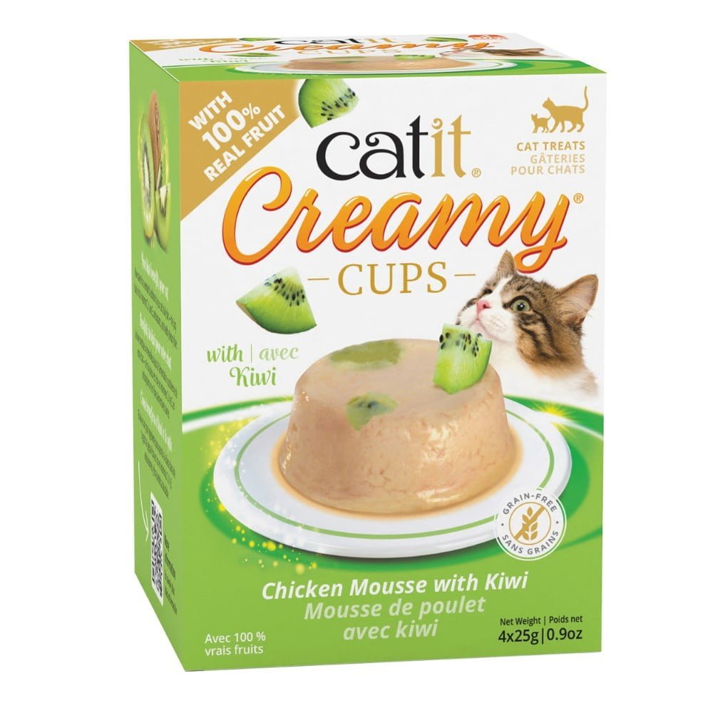 Catit Creamy Cups - Chicken Mousse with Kiwi