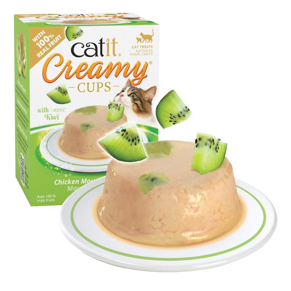 Catit Creamy Cups - Chicken Mousse with Kiwi