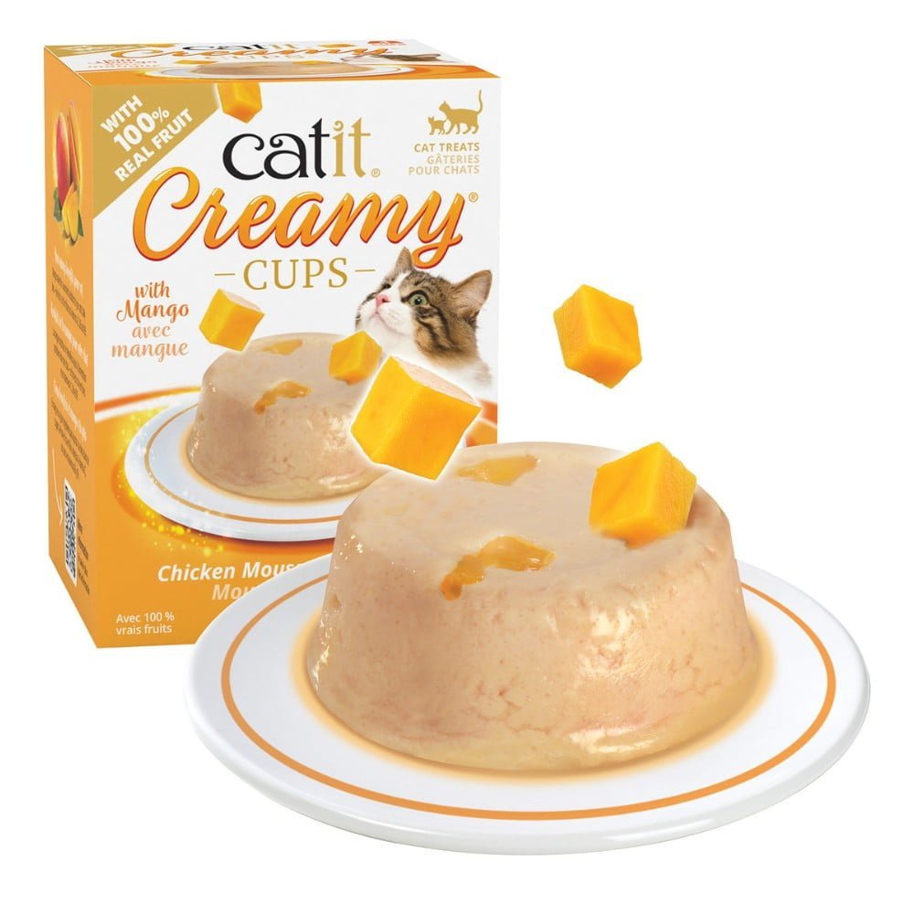 Catit Creamy Cups - Chicken Mousse with Mango