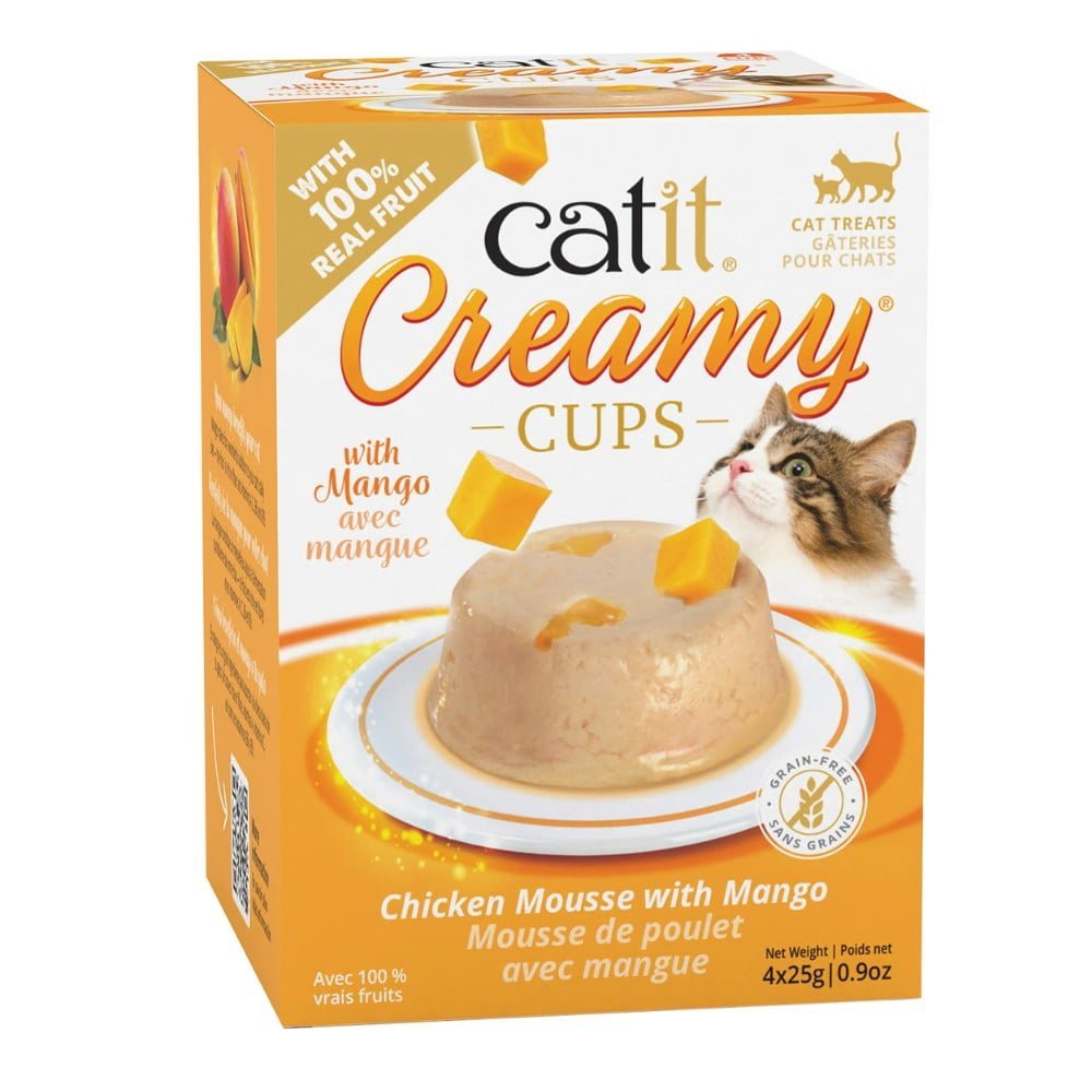 Catit Creamy Cups - Chicken Mousse with Mango