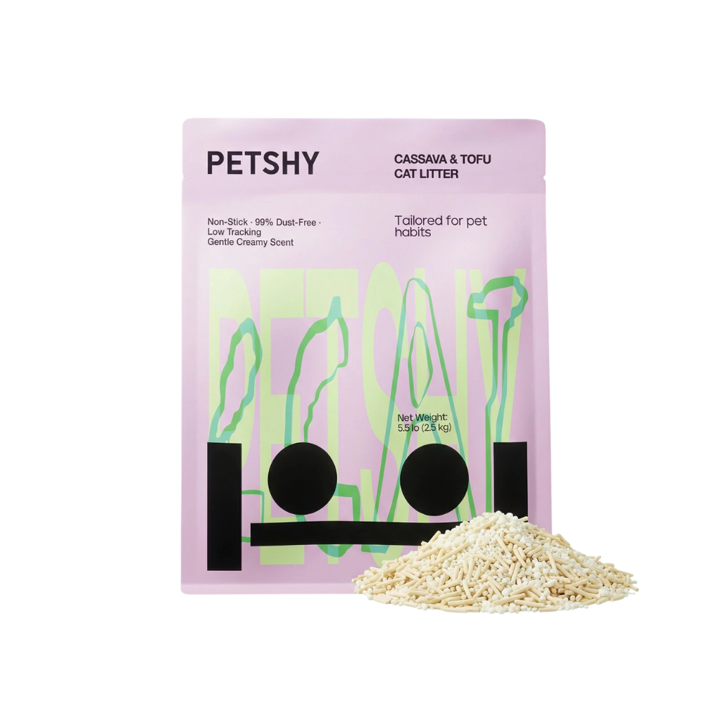 Petshy Cassava & Tofu Mixed Cat Litter - 2.5kg/bag