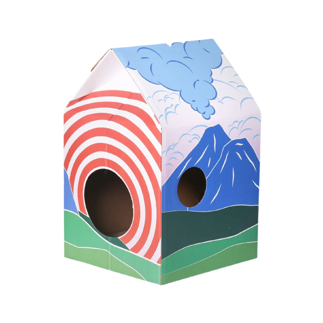 Pidan Cat Scratcher House, Fuji - Maokids Pet