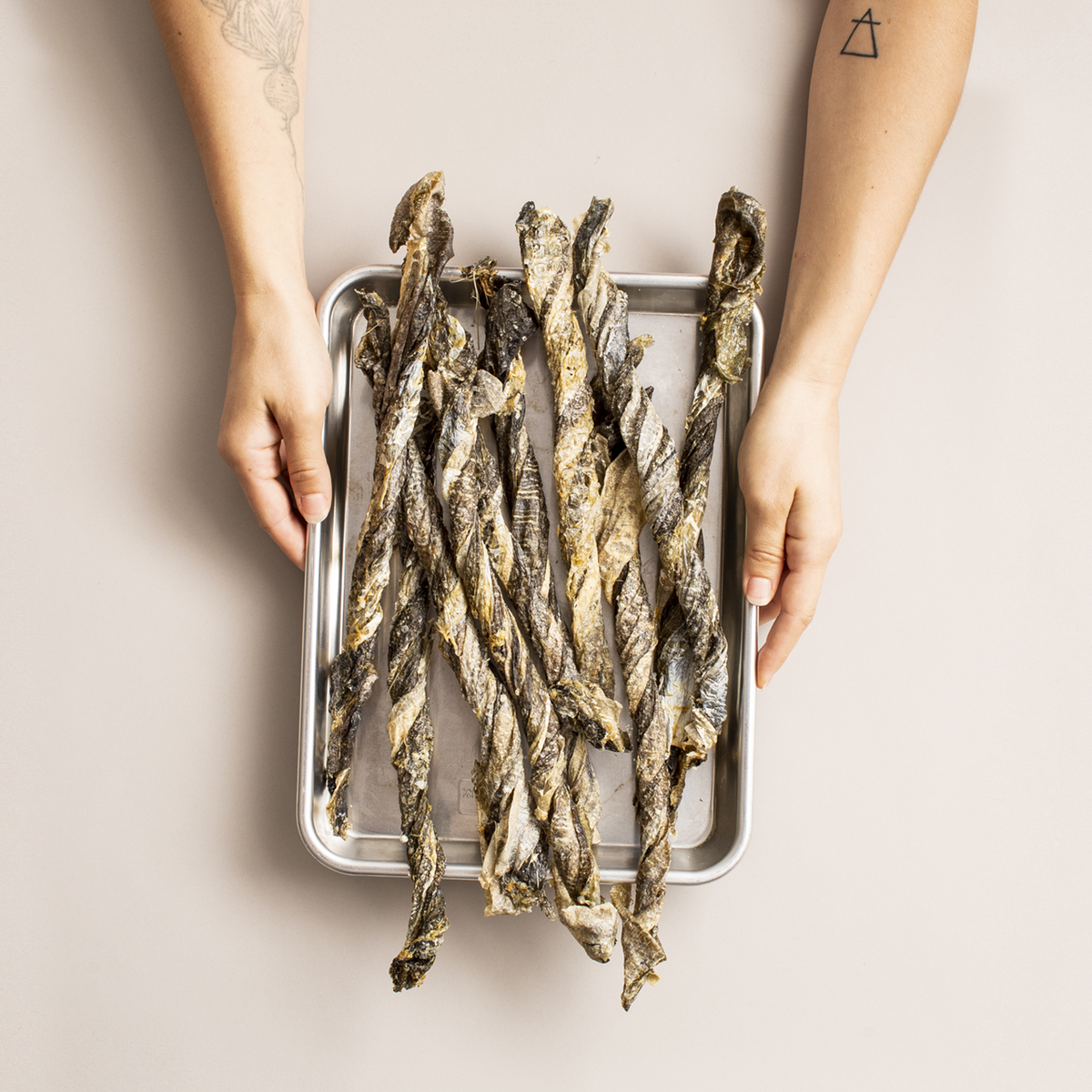 Polkadog Long Stick Cod Skin Treats For Dog & Cat