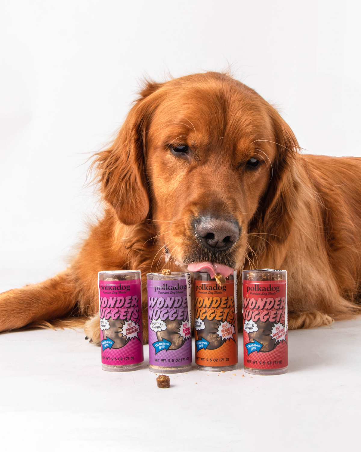 Polkadog 优质原料宠物训练小食零食 一口一个的大小 犬猫通用 红薯牛肉配方