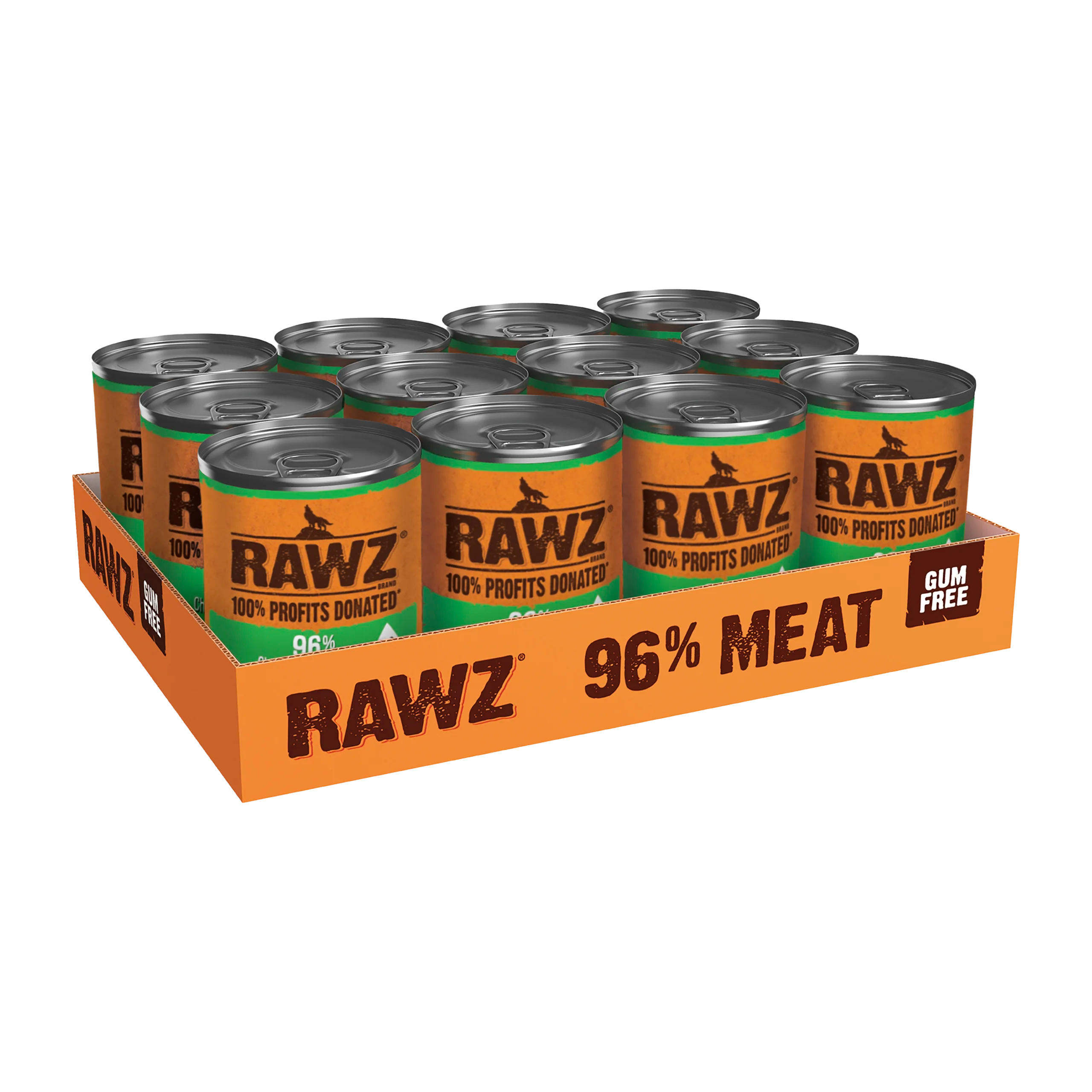 Rawz with Goat Milk 96% Chicken & Chicken Liver Canned Dog Food - 12.5oz
