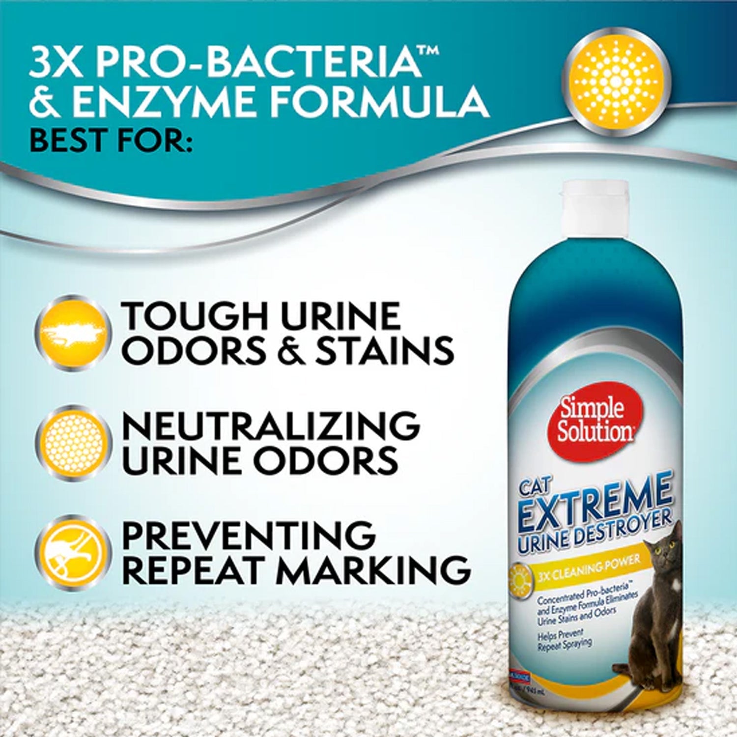 Simple Solution Extreme Urine Destroyer for Cats