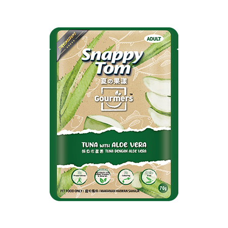 Snappy Tom Gourmers Wet Food For Cat - Tuna with Aloe Vera