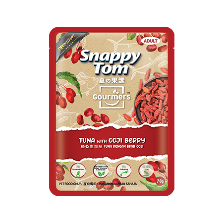 Snappy Tom Gourmers Wet Food For Cat - Tuna with Goji Berry