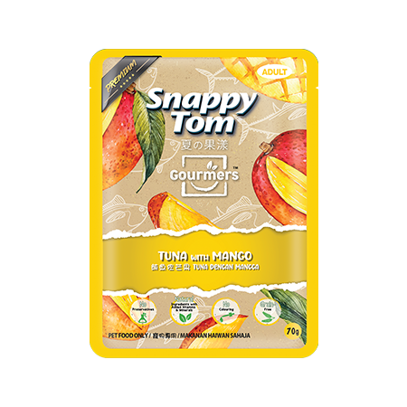 Snappy Tom Gourmers Wet Food For Cat - Tuna with Mango