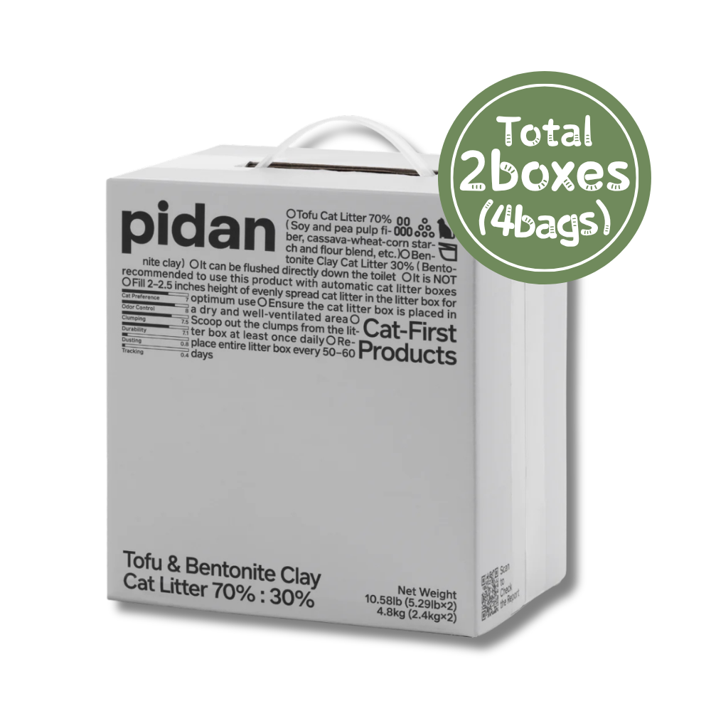 Pidan Original Tofu Cat Litter Combo (4 bags)