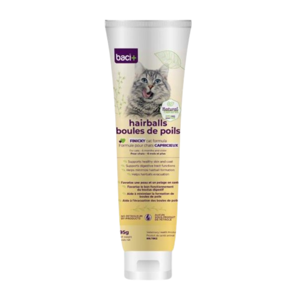 Baci+ Hairball Treatment 3-6-9 Tube For Finicky Cats - 80g