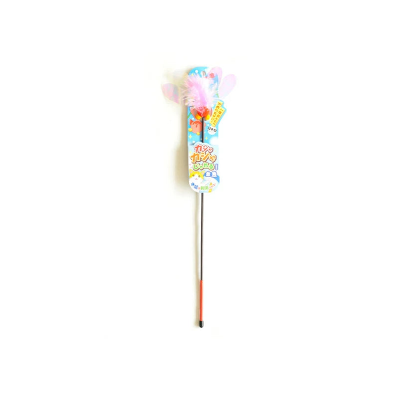 Petzroute Interactive Cat Teaser Toy - Pink Goldenfish