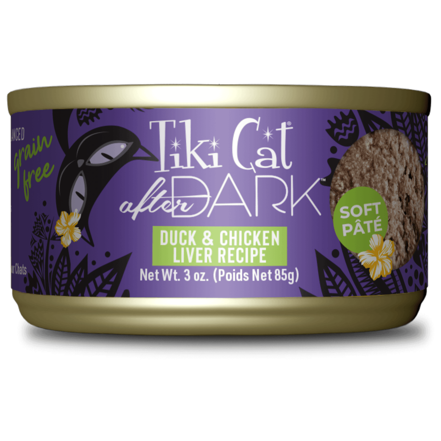 Tiki Cat 猫咪黑夜传说紫色系列肉块肉泥主食罐 多规格可选 - Maokidspet