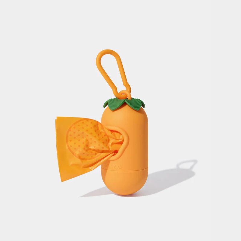 Vetreska Tangerine Pet Poop Bags & Dispenser