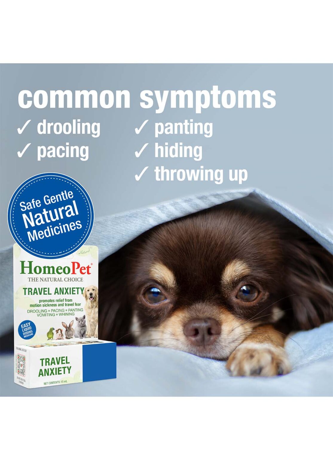 HomeoPet Travel Anxiety Drops For Dog & Cat - 15ml