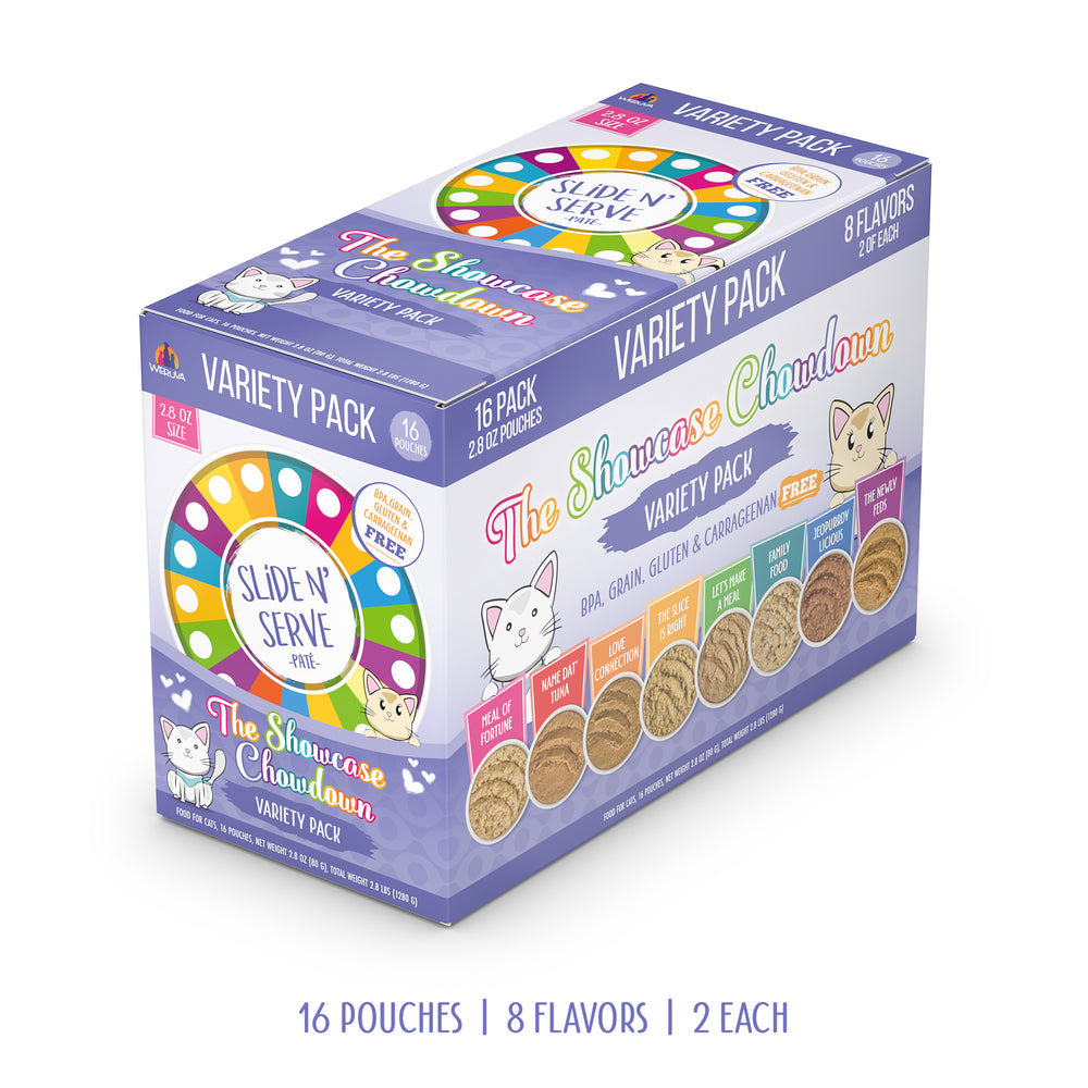 Weruva Cat Paté The Showcase Chowdown Variety Pack