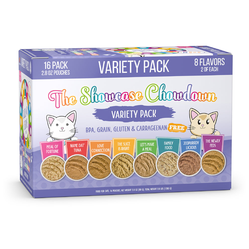 Weruva Cat Paté The Showcase Chowdown Variety Pack