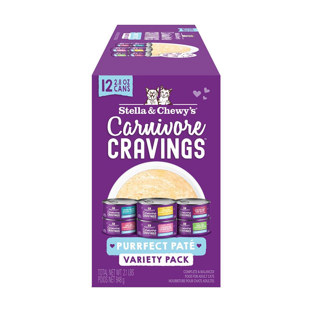 Stella & Chewy's Carnivore Cravings™ Purrfect Pate Variety Pack - 12*2.8oz