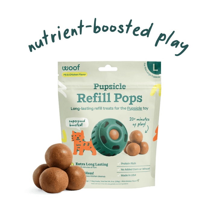 WOOF Popsicle Refill Pops For Dog Toy