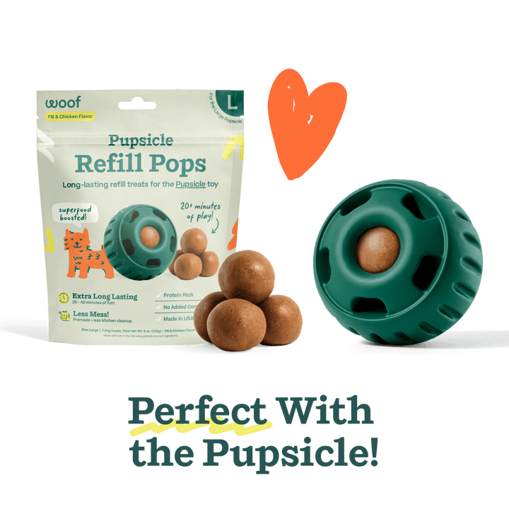 WOOF Popsicle Refill Pops For Dog Toy