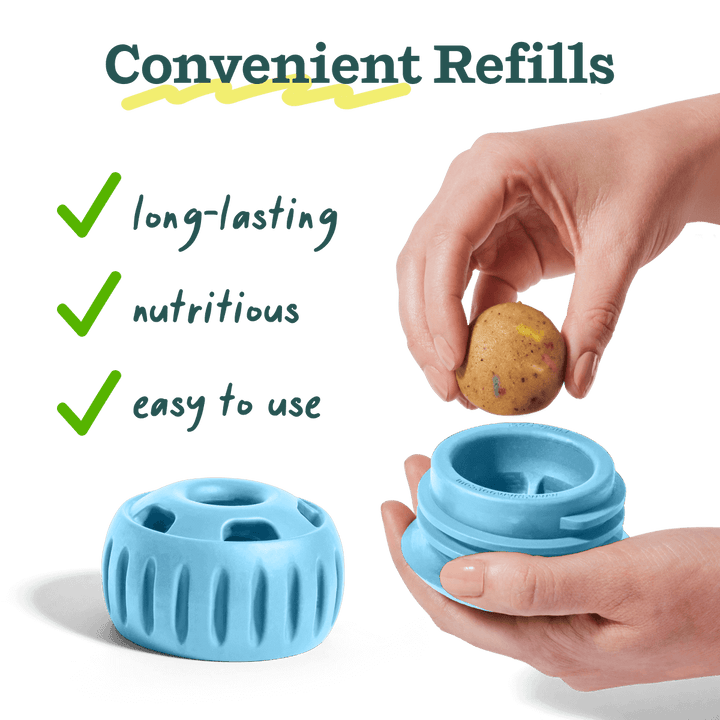 WOOF Birthday Cake Popsicle Refill Pops For Dog Toy - 3 Sizes