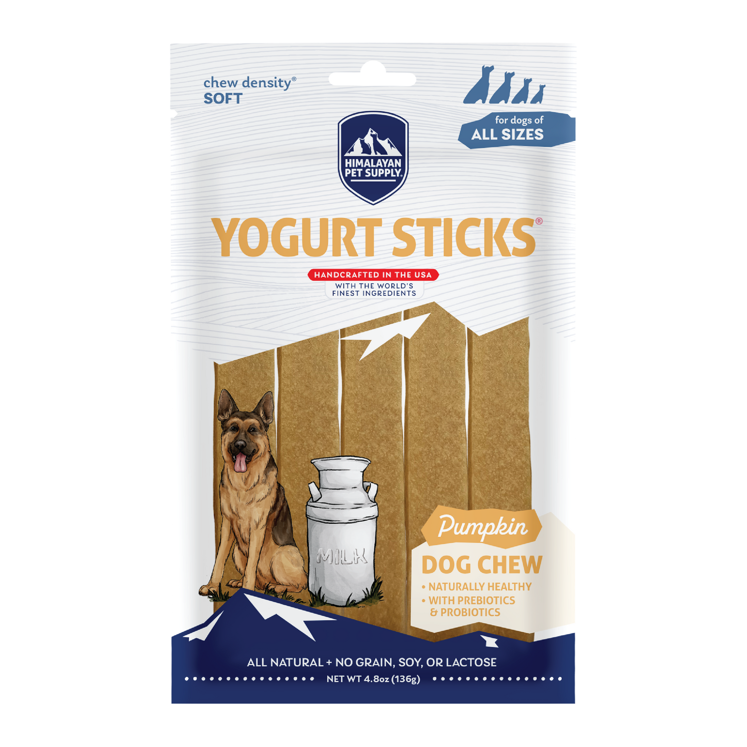 Himalayan Dog Chew Yogurt Stick Pumpkin Dog Treat