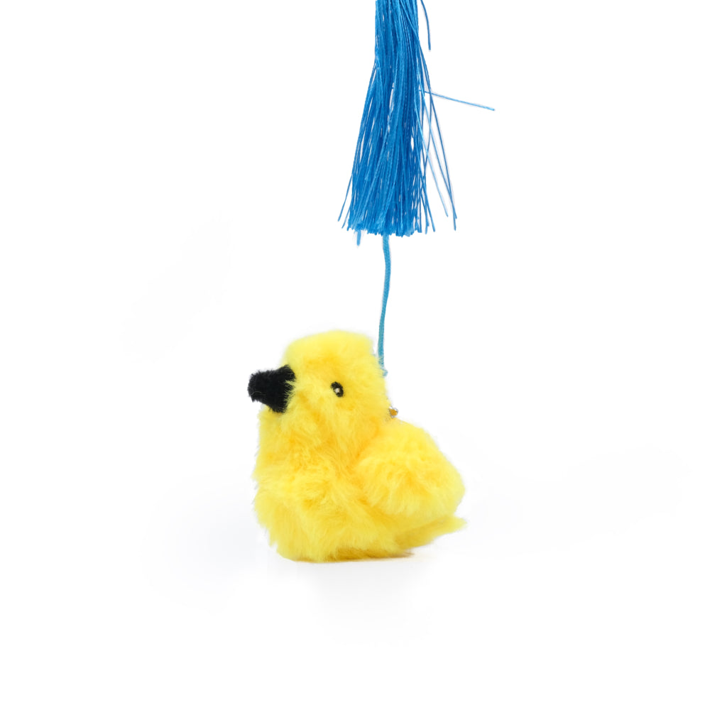 Zippyclaws 逗猫棒猫薄荷猫玩具 超可爱流苏设计 自嗨神器 黄色小鸟款