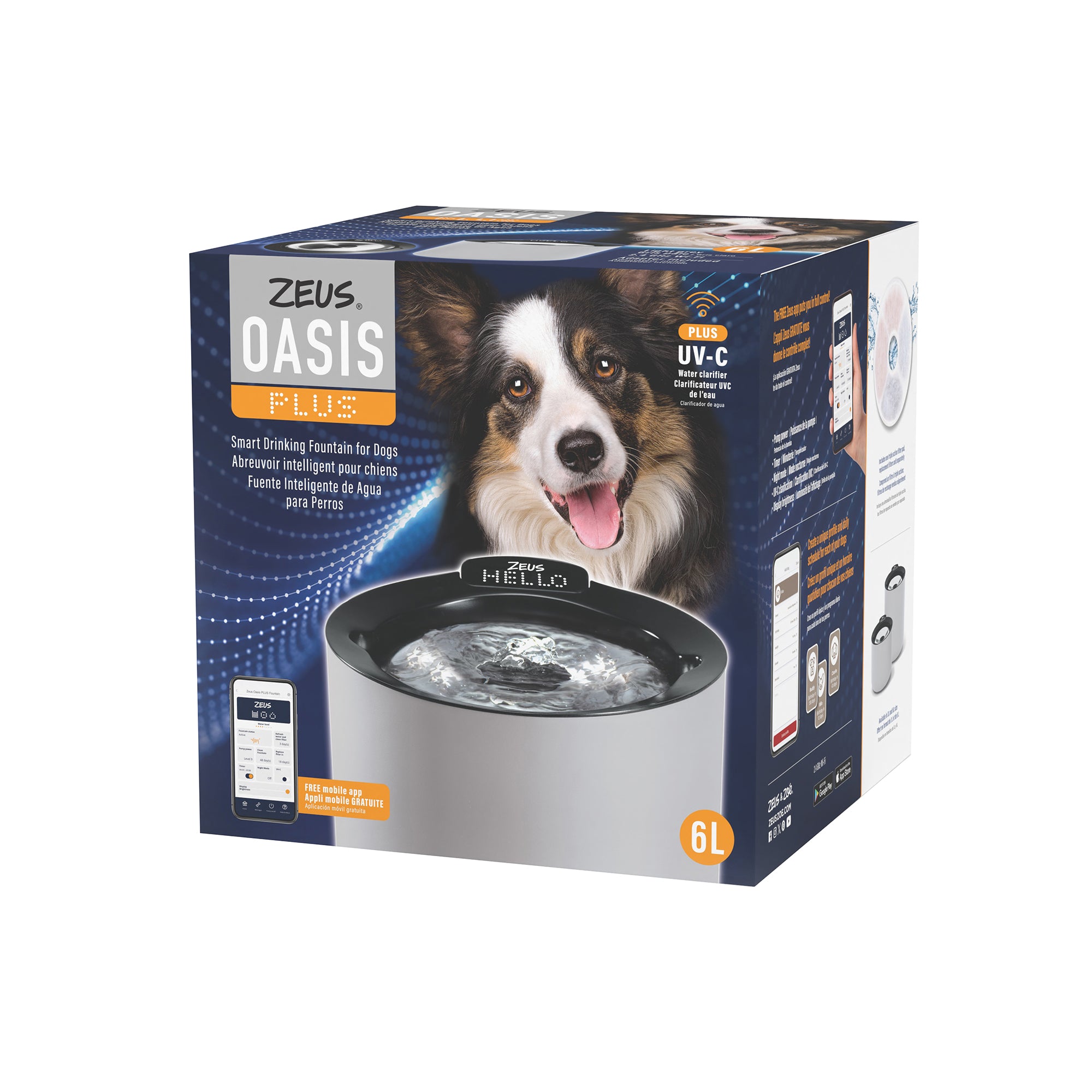Zeus Oasis Plus Smart Fountain - 3 L