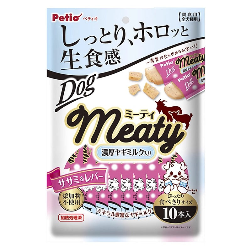 Petio Meaty Chicken & Chicken Liver Sticks with Goat Milk For Dog
