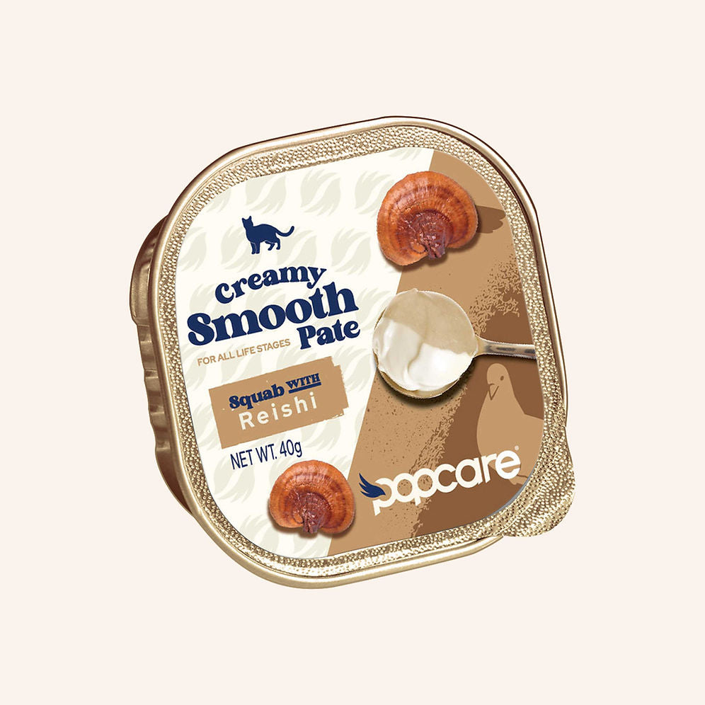 Popcare Cat Creamy smooth pate- squab with reishi