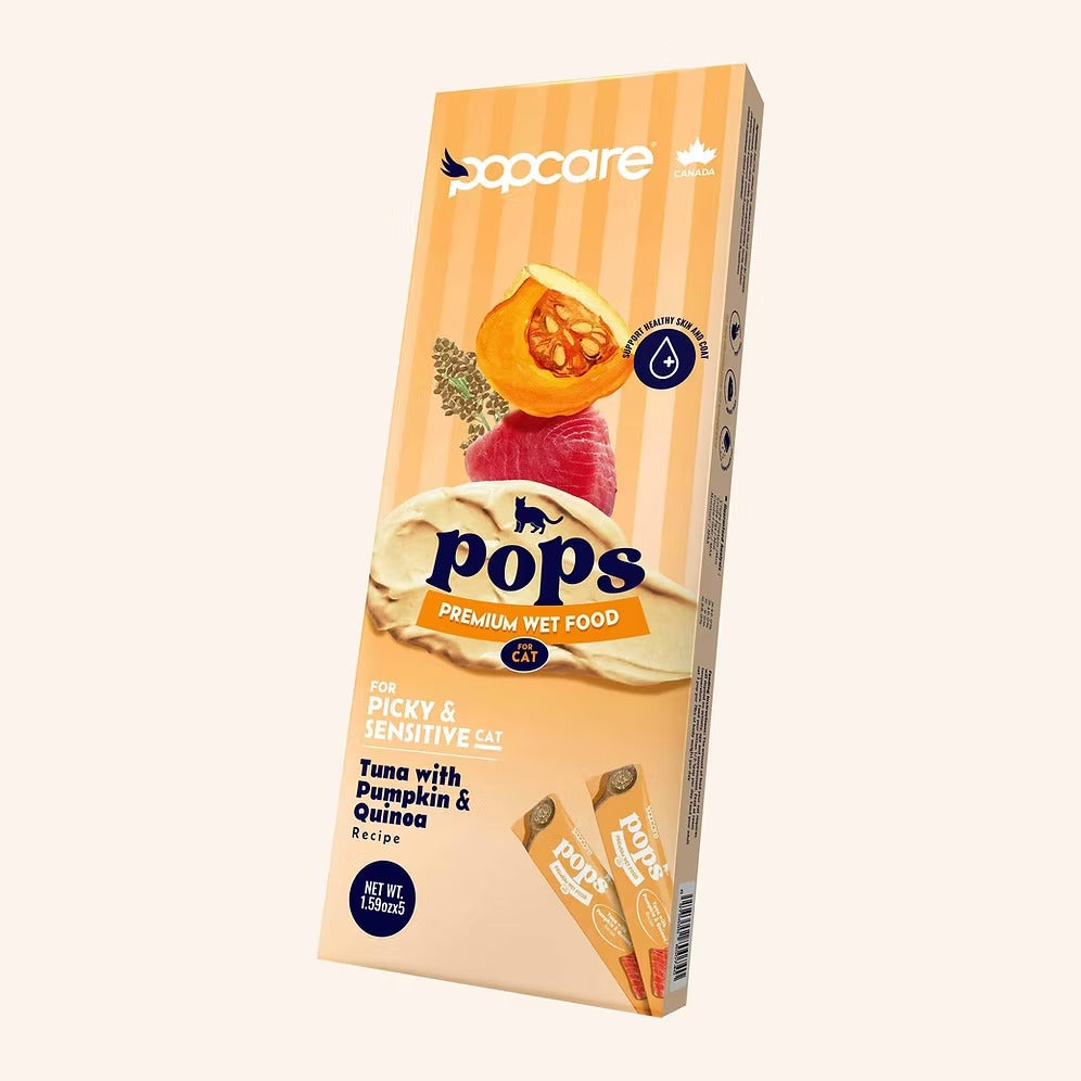 Popcare wet cat food tuna with pumpkin & quinoa