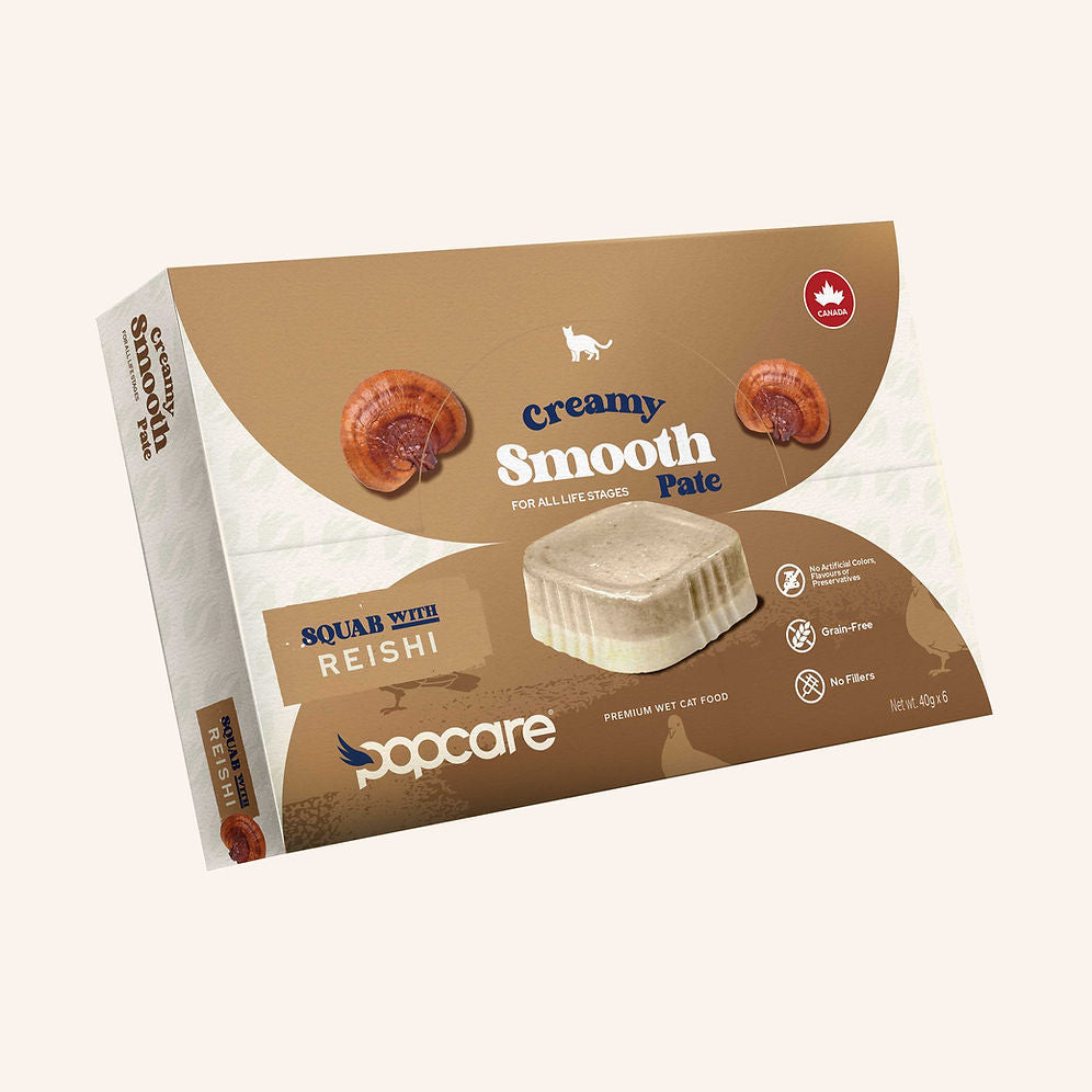 Popcare Cat Creamy smooth pate- squab with reishi