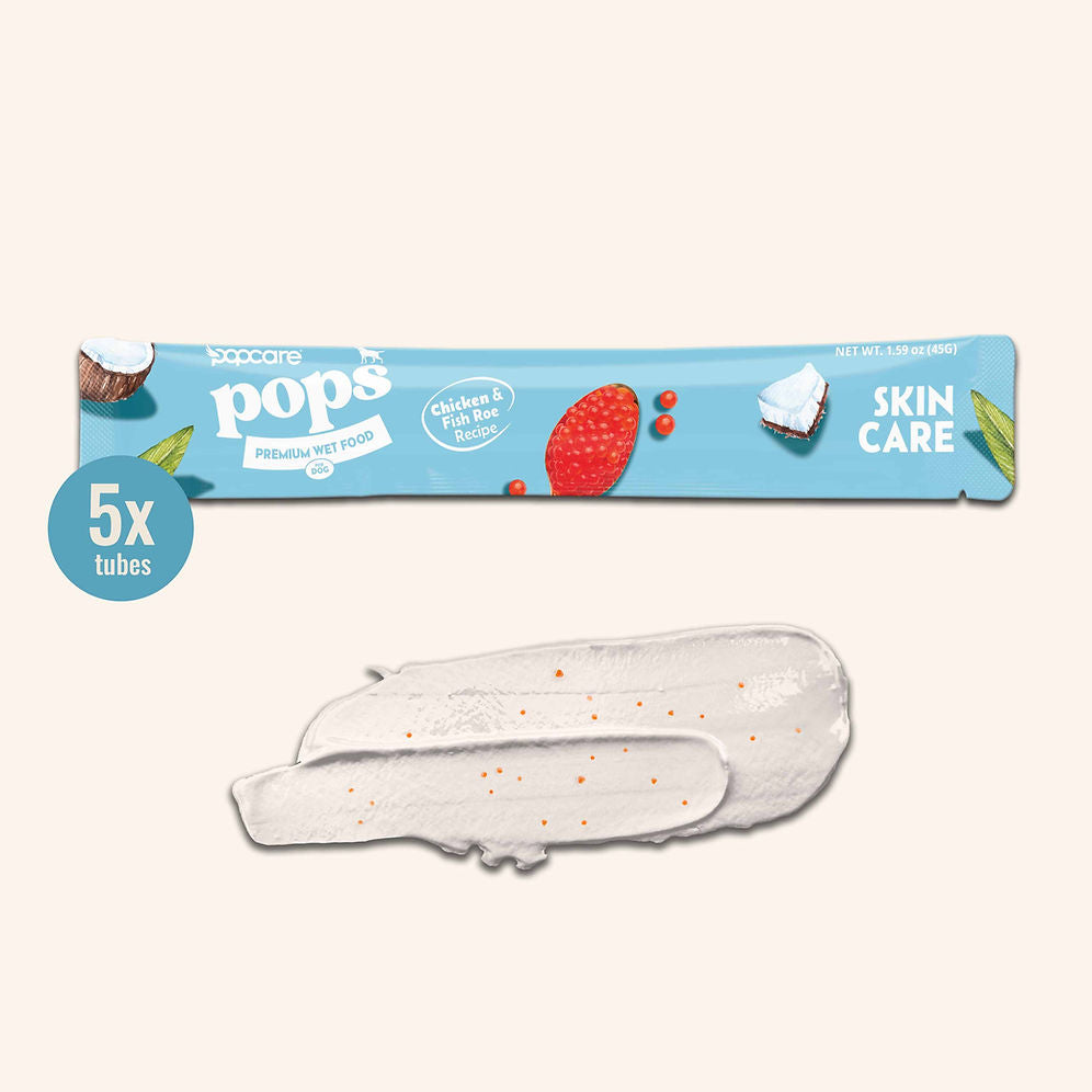 Popcare wet dog food with Chicken & Fish Roe