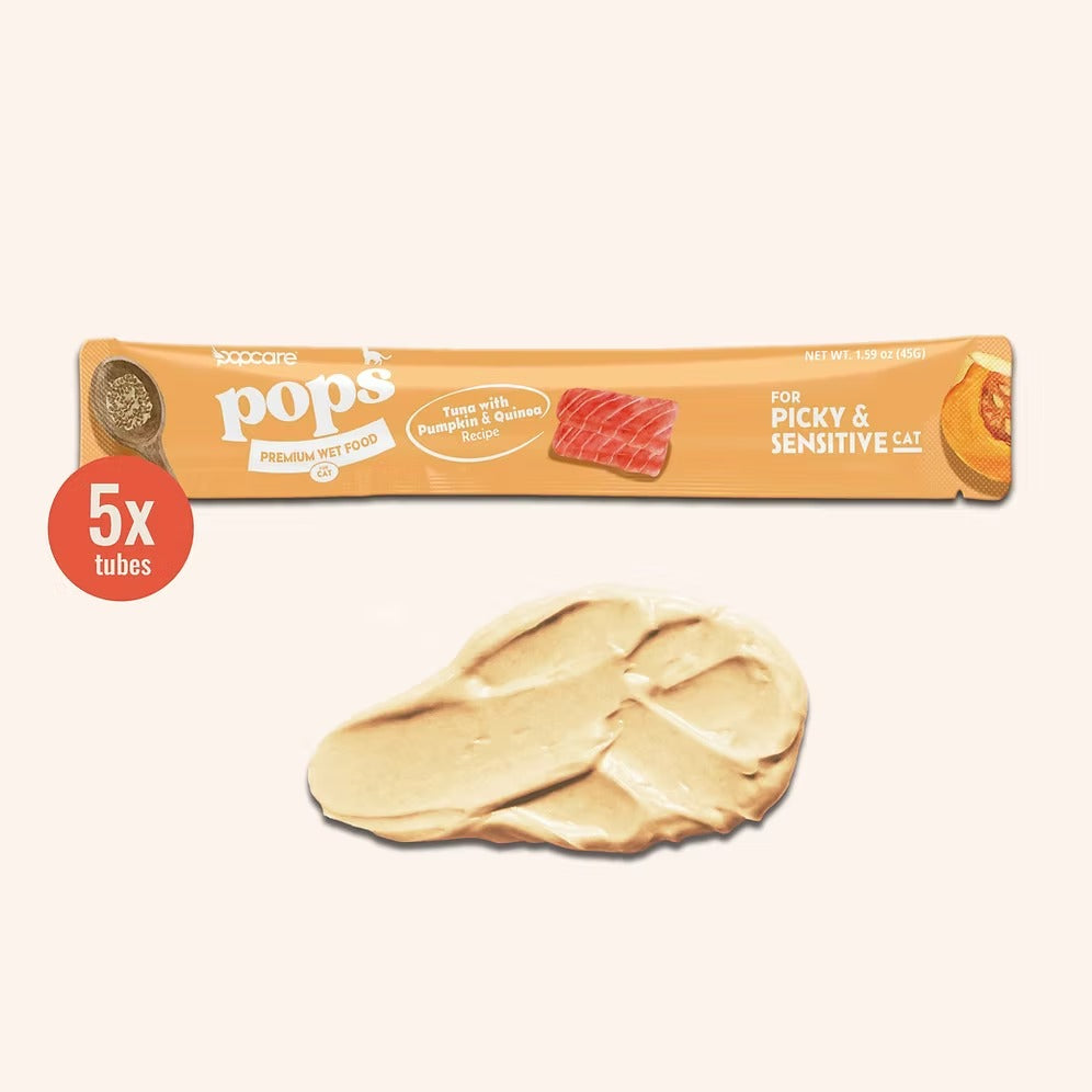 Popcare wet cat food tuna with pumpkin & quinoa