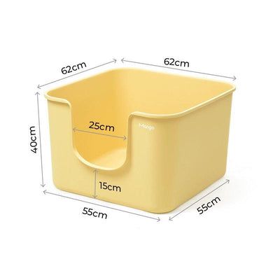 Mango蛮果 蛮大方猫砂盆 超大号开放式猫砂盆 特大号防外溅猫砂盆 多色可选送猫砂盆 - Maokidspet